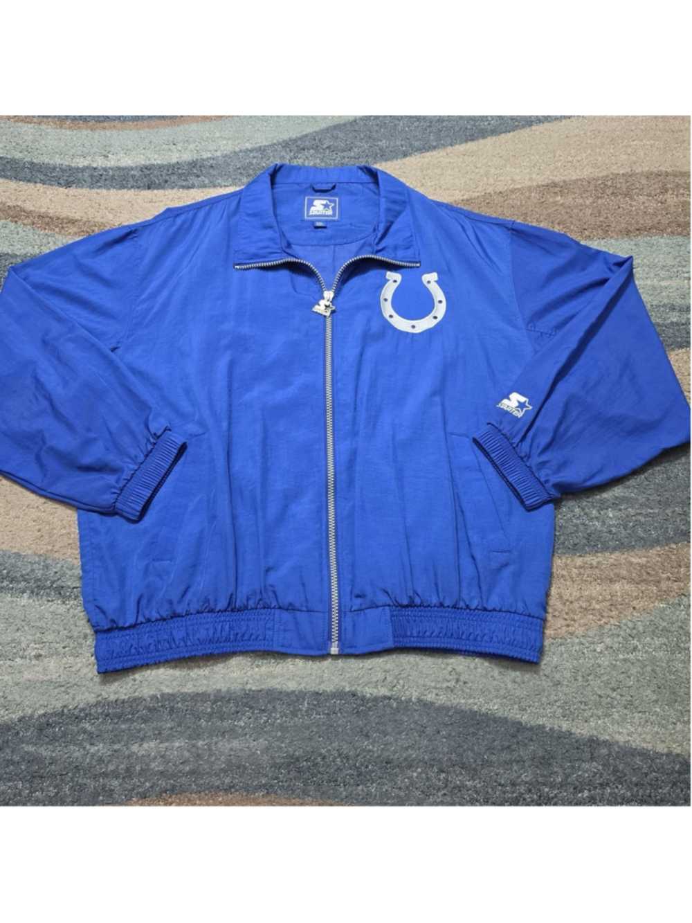 Vintage Starter Indianapolis Colts Jacket 2XL Blue NFL Football Logo Coat